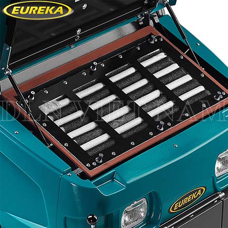 Hệ thống lọc bụi máy quét rác ngồi lái Eureka Magnum HDK